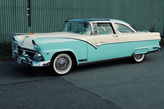 Classic Ford vehicle restoration