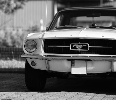 Classic Ford models from the 1960s